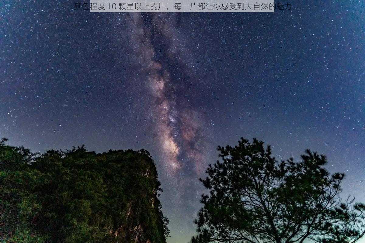 颜色程度 10 颗星以上的片，每一片都让你感受到大自然的魅力