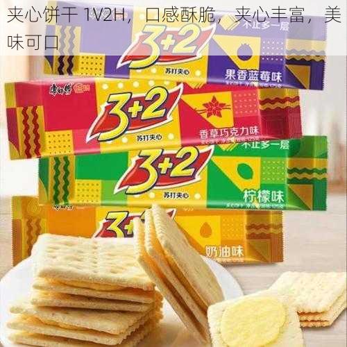 夹心饼干 1V2H，口感酥脆，夹心丰富，美味可口