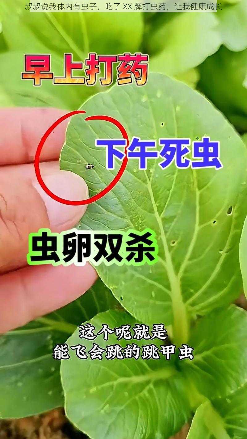 叔叔说我体内有虫子，吃了 XX 牌打虫药，让我健康成长