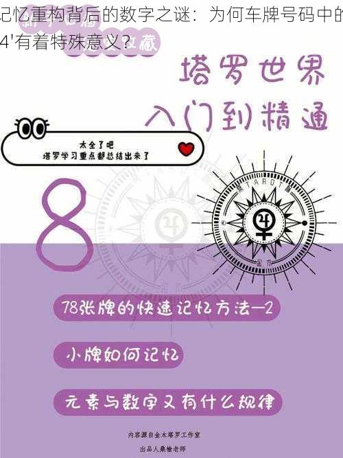 记忆重构背后的数字之谜：为何车牌号码中的'4'有着特殊意义？