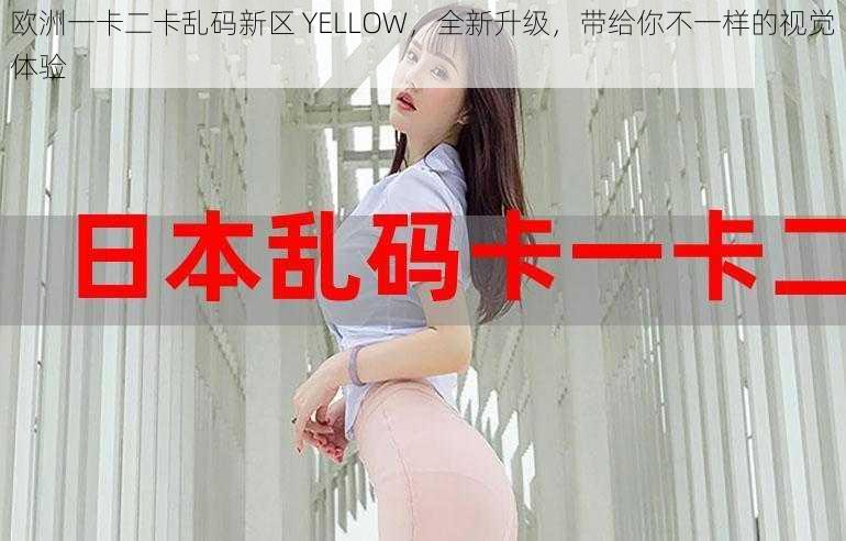 欧洲一卡二卡乱码新区 YELLOW，全新升级，带给你不一样的视觉体验